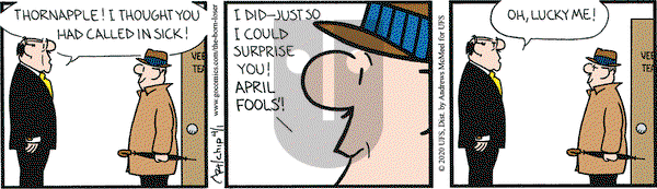 The Born Loser on Wednesday April 1, 2020 Comic Strip