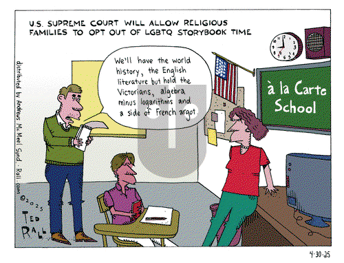 Ted Rall on Monday May 5, 2025 Comic Strip