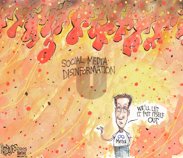Matt Davies on Friday January 10, 2025 Comic Strip