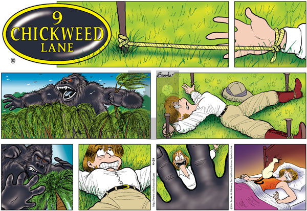 9 Chickweed Lane on Sunday April 29, 2001 Comic Strip