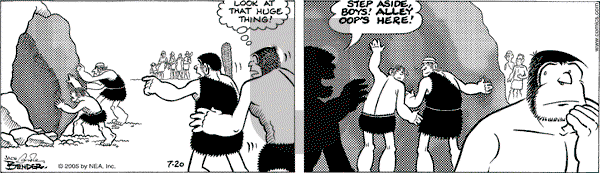 Alley Oop on Wednesday July 20, 2005 Comic Strip