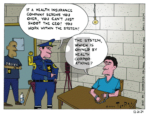 Ted Rall on Friday December 20, 2024 Comic Strip