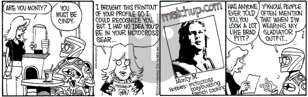Monty on Tuesday July 6, 2004 Comic Strip