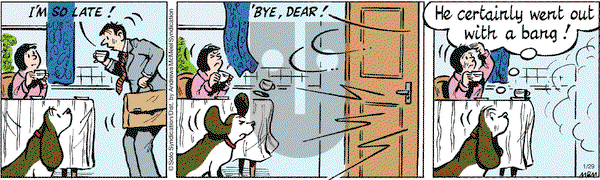 Fred Basset on Tuesday January 29, 2019 Comic Strip