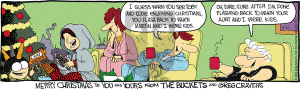 The Buckets on Thursday December 25, 2014 Comic Strip