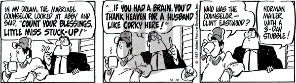 Rose is Rose on Thursday December 10, 1987 Comic Strip