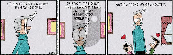 Grand Avenue on Tuesday April 1, 2025 Comic Strip
