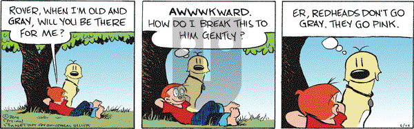 Red and Rover on Wednesday June 25, 2014 Comic Strip