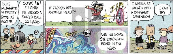 Wallace the Brave on Thursday April 3, 2025 Comic Strip