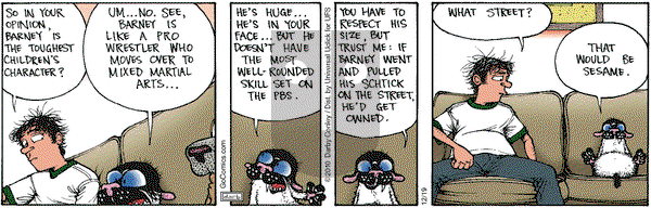 Get Fuzzy on Wednesday December 19, 2012 Comic Strip