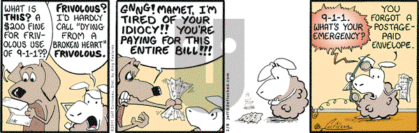 DeFlocked on Tuesday February 8, 2011 Comic Strip