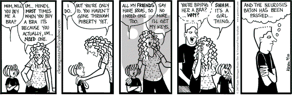 Clear Blue Water on Monday September 10, 2007 Comic Strip