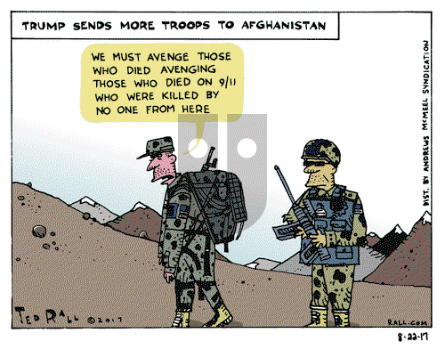 Ted Rall on Tuesday August 22, 2017 Comic Strip