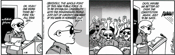 Doonesbury on Thursday January 18, 1990 Comic Strip
