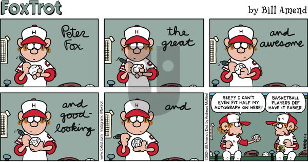 FoxTrot on Sunday April 7, 2024 Comic Strip