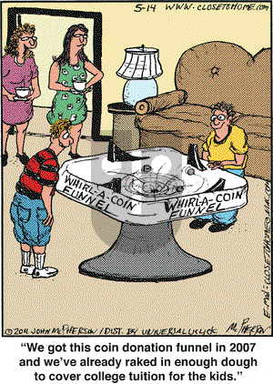 Close to Home on Saturday May 14, 2011 Comic Strip