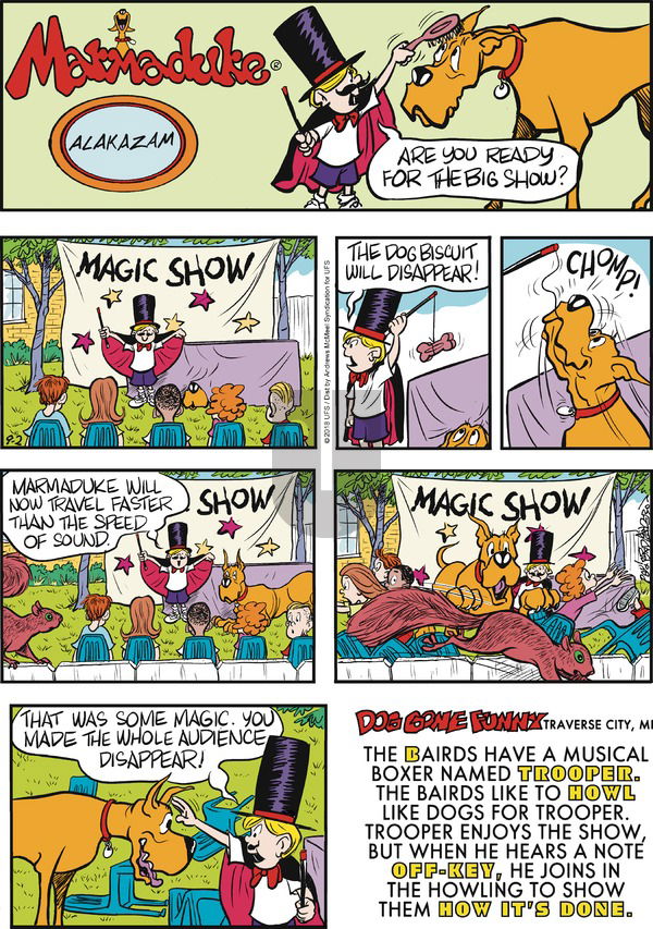 Marmaduke on Sunday September 2, 2018 Comic Strip