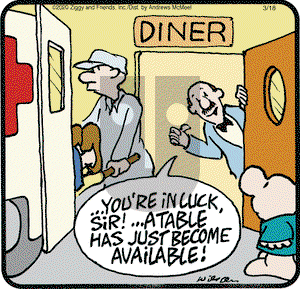 Ziggy on Wednesday March 18, 2020 Comic Strip