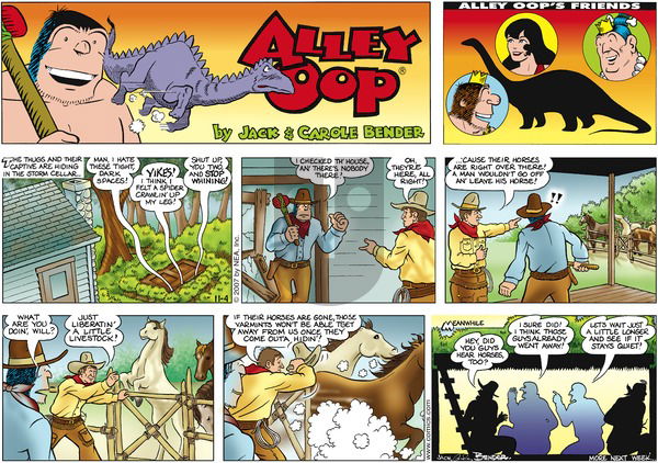 Alley Oop on Sunday November 4, 2007 Comic Strip