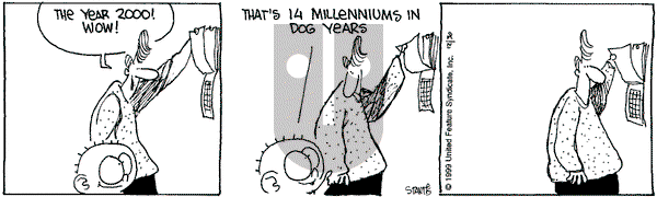 The Buckets on Thursday December 30, 1999 Comic Strip