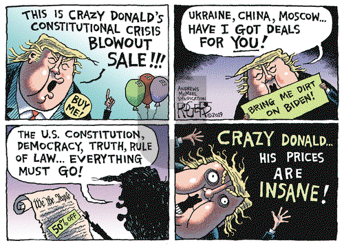 Rob Rogers on Saturday October 5, 2019 Comic Strip