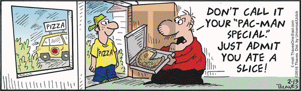 Frank and Ernest on Saturday February 13, 2016 Comic Strip