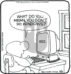 Ziggy on Thursday March 6, 1997 Comic Strip