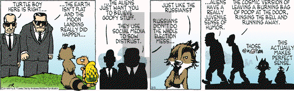 Over the Hedge on Friday March 5, 2021 Comic Strip