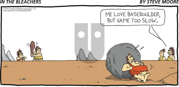In the Bleachers on Sunday July 2, 2017 Comic Strip