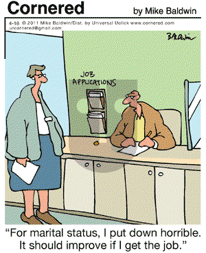 Cornered - Monday April 18, 2011 Comic Strip