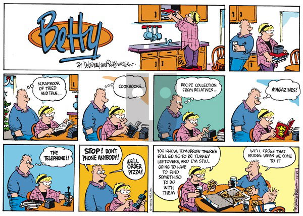 Betty on Sunday December 29, 1996 Comic Strip