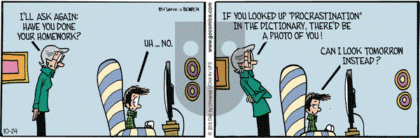 Grand Avenue on Saturday October 24, 2015 Comic Strip