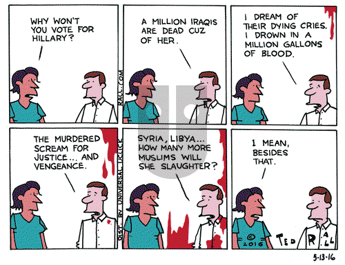 Ted Rall on Friday May 13, 2016 Comic Strip