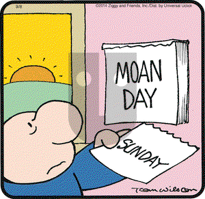 Ziggy on Monday September 8, 2014 Comic Strip