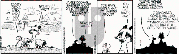 Over the Hedge on Monday August 1, 2005 Comic Strip