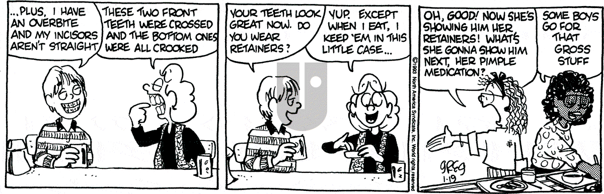 Luann - Tuesday January 19, 1993 Comic Strip