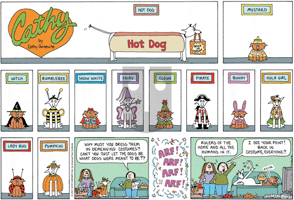 Cathy Classics - Sunday October 28, 2007 Comic Strip