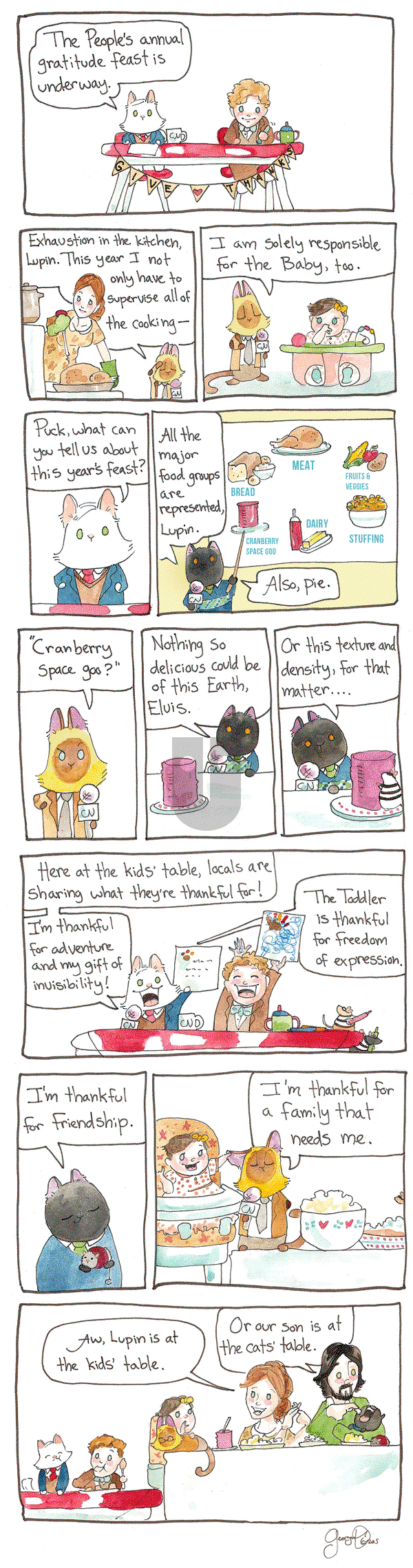 Breaking Cat News on Thursday November 26, 2015 Comic Strip
