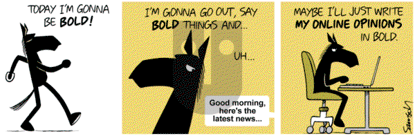 Dark Side of the Horse on Sunday November 13, 2016 Comic Strip