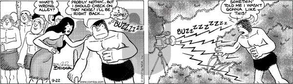 Alley Oop on Saturday September 22, 2007 Comic Strip
