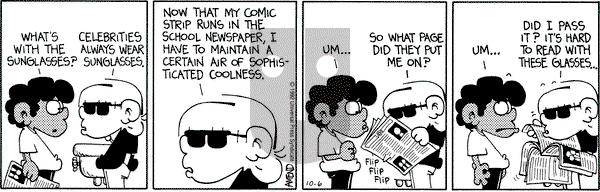 FoxTrot on Tuesday October 6, 1992 Comic Strip