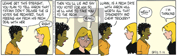 Luann on Saturday May 15, 2004 Comic Strip