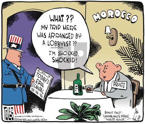 Tom Toles on Sunday May 6, 2018 Comic Strip