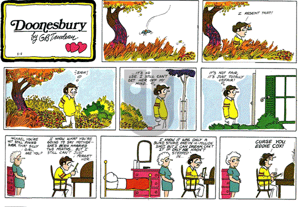 Doonesbury on Sunday August 8, 1971 Comic Strip