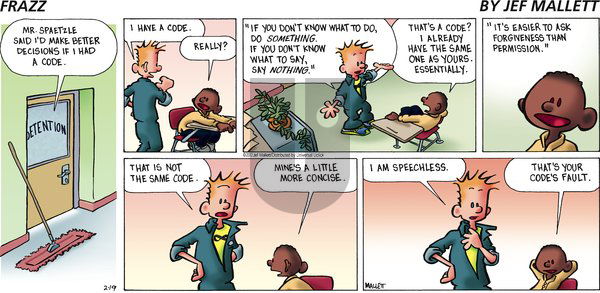 Frazz - Sunday February 19, 2012 Comic Strip