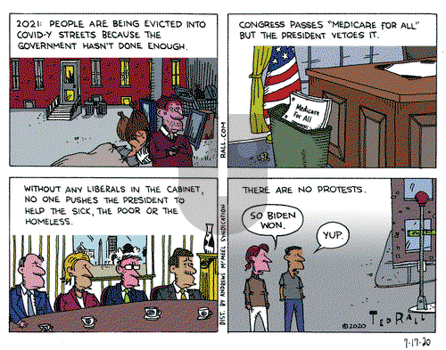 Ted Rall on Friday July 17, 2020 Comic Strip
