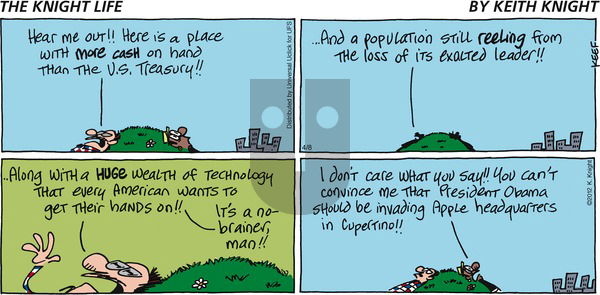 The Knight Life on Sunday April 8, 2012 Comic Strip