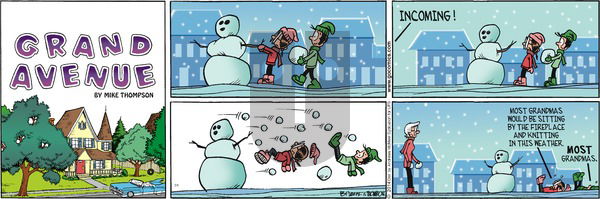 Grand Avenue on Sunday February 5, 2017 Comic Strip