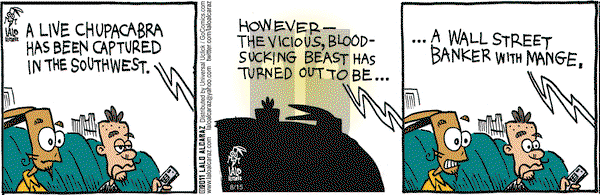 La Cucaracha on Monday August 15, 2011 Comic Strip