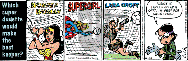 Cleats - Friday October 24, 2008 Comic Strip